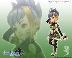 00s 1girl 2008 3d aqua_eyes arm_behind_head armor belt black_gloves black_pantyhose blonde_hair blue_hair crop_top elbow_gloves eyeshadow facial_mark feet female_focus final_fantasy final_fantasy_crystal_chronicles fingerless_gloves fur_trim garter_straps gloves gradient_background green_eyes halterneck leg_lift lips loincloth looking_away makeup midriff multicolored_hair navel official_art official_wallpaper pantyhose profile sandals selkie short_hair skirt smile solo spiked_hair standing standing_on_one_leg striped tattoo toes turtleneck two-tone_hair zoom_layer