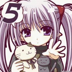 00s 5girls animated animated_gif finger_counting fuyou_kaede lisianthus lowres multiple_girls nerine nishimata_aoi primula shigure_asa shuffle! stuffed_animal stuffed_cat stuffed_toy