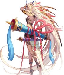 1girl artist_request character_request feet looking_at_viewer scroll tagme