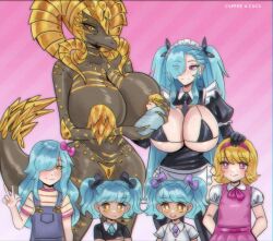 1futa 6+girls akeno(itsnafulol) apron ass baby bikini black_scales blonde_hair blue_hair blush breast_sucking breastfeeding breasts breasts_out coffeexcoco dragon dragon_girl dragon_horns dragon_tail family futa_with_female futanari hair_between_eyes hair_over_one_eye hair_ribbon height_difference holding_hands horns huge_breasts if_they_mated impregnation interspecies kulve_taroth maid maid_apron maid_bikini maid_headdress moaning monster_hunter:_world monster_hunter_(series) mother_and_daughter motion_lines multiple_girls pink_eyes pussy reptile_girl ribbon scales size_difference smile swimsuit tail thick_thighs thighhighs thighs tongue tongue_out twintails unconventional_maid vaginal wide_hips window x-ray yellow_eyes yellow_scales