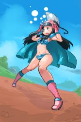 Rule 34 | armor, bikini, cape, chi-chi (dragon ball), dragon ball, highres, hime cut, okera, swimsuit