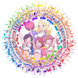 6+girls :d ;d absolutely_everyone absurdres aida_mana aino_megumi aisaki_emiru akagi_towa akimoto_komachi amamiya_elena amanogawa_kirara animal_ears animal_print aoki_reika aono_miki aqua_eyes aqua_hair arisugawa_himari arm_up armpits arms_up asahina_mirai black_eyes black_hair blonde_hair blue_eyes blue_footwear blue_hair blue_panties blue_scrunchie blue_skirt bow braid breasts brown_eyes brown_hair cat_ears cheerleader commentary_request dark-skinned_female dark_skin dokidoki!_precure everyone fang flat_chest fresh_precure! futari_wa_precure futari_wa_precure_max_heart futari_wa_precure_splash_star fuurin_asumi glasses go!_princess_precure green_eyes green_footwear green_hair green_hairband green_panties green_skirt grey_panties hagoromo_lala hair_bobbles hair_bow hair_ornament hair_ribbon hair_scrunchie hairband hairclip hanadera_nodoka hanami_kotoha hanasaki_tsubomi happinesscharge_precure! haruno_haruka healin&#039;_good_precure heart heartcatch_precure! higashi_setsuna highres hikawa_iona hino_akane_(smile_precure!) hiramitsu_hinata hishikawa_rikka hoshina_hikaru hoshizora_miyuki houjou_hibiki hugtto!_precure hyuuga_saki izayoi_liko jumping kagayaki_homare kaguya_madoka kaidou_minami kasugano_urara_(yes!_precure_5) kenjou_akira kenzaki_makoto kirahoshi_ciel kirakira_precure_a_la_mode kise_yayoi kneehighs kotozume_yukari kujou_hikari kurokawa_eren kurumi_erika leopard_print long_hair looking_at_viewer madoka_aguri mahou_girls_precure! medium_breasts midorikawa_nao midriff mimino_kurumi minamino_kanade minazuki_karen mishou_mai misumi_nagisa miyagoe_yoshitsuki momozono_love multiple_girls myoudouin_itsuki natsuki_rin navel no_bra nono_hana one_eye_closed oomori_yuuko open_mouth orange_eyes orange_hair orange_hairband orange_panties orange_shoes orange_skirt panties pink_eyes pink_hair pink_hairband pink_panties pink_ribbon pink_shoes pink_skirt polka_dot polka_dot_panties pom_pom_(cheerleading) ponytail precure purple_eyes purple_footwear purple_hair purple_panties purple_skirt red-framed_eyewear red_eyes red_footwear red_hair red_ribbon red_skirt ribbon ruru_amour sawaizumi_chiyu scrunchie semi-rimless_eyewear shirabe_ako shirayuki_hime shoes short_hair side_ponytail single_braid skirt small_breasts smile smile_precure! sneakers socks standing standing_on_one_leg star-shaped_pupils star_(symbol) star_twinkle_precure striped_clothes striped_panties suite_precure symbol-shaped_pupils tategami_aoi tsukikage_yuri twintails two_side_up under-rim_eyewear underboob underwear usami_ichika white_hairband white_panties yakushiji_saaya yamabuki_inori yellow_bow yellow_eyes yellow_hairband yellow_panties yellow_ribbon yellow_shoes yellow_skirt yes!_precure_5 yes!_precure_5_gogo! yotsuba_alice yukishiro_honoka yumehara_nozomi yuni_(precure)