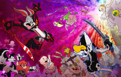 6+boys animal beard bird boots bugs_bunny character_request cosplay crossover daffy_duck duck egghead_jr. elmer_fudd eyepatch facial_hair foghorn_leghorn gamagoori_ira glasses glowing glowing_nipples granny_(looney_tunes) gun happy harime_nui high_heels hououmaru_rei hououmaru_rei_(cosplay) inumuta_houka jacket jakuzure_nonon jumping junketsu katana kill_la_kill kinagase_tsumugu kiryuuin_ragyou kiryuuin_ragyou_(cosplay) kiryuuin_satsuki kiryuuin_satsuki_(cosplay) looney_tunes mankanshoku_mako mankanshoku_mako_(cosplay) matoi_ryuuko matoi_ryuuko_(cosplay) michael_mayne mikisugi_aikurou mikisugi_aikurou_(cosplay) multiple_boys multiple_girls mustache naked_shirt nudist_beach_uniform open_mouth parody pepe_le_pew pig porky_pig rabbit sanageyama_uzu school_uniform senketsu serafuku serious shirt skirt skunk suspenders sword tasmanian_devil the_tasmanian_devil thigh_boots thighhighs tweety_bird weapon what wile_e_coyote yosemite_sam yoyo_dodo