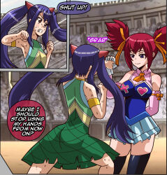 2girls artist_request catfight fairy_tail fairy_tail_zero humiliation multiple_girls sheria_blendy tagme wendy_marvell