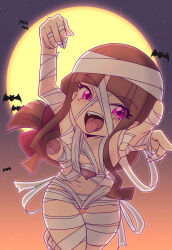 1girl absurdres breasts digimon digimon_ghost_game female_focus halloween halloween_costume highres migi_(artist) solo tsukiyono_ruli