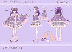 Rule 34 | 1girl, argyle clothes, argyle dress, asahina mafuyu, back bow, bad id, bad twitter id, bare legs, bare shoulders, bow, bow legwear, buttons, chocofish, closed mouth, collared dress, commentary, cross-laced clothes, cross-laced dress, cross-laced hairband, detached sleeves, dress, dress ribbon, english commentary, english text, expressionless, footwear bow, frilled dress, frilled footwear, frilled hairband, frilled sleeves, frilled socks, frills, grey shorts, hair ribbon, hairband, highres, layered dress, lolita fashion, lolita hairband, long hair, long sleeves, multiple views, nightgown, pajamas, pink bow, pink ribbon, pink shirt, plaid clothes, plaid dress, plaid slippers, project sekai, purple background, purple bow, purple dress, purple eyes, purple hair, purple hairband, purple pajamas, purple ribbon, purple sleeves, purple slippers, purple theme, reference sheet, ribbon, ribbon-trimmed dress, ribbon-trimmed sleeves, ribbon trim, shirt, shorts, shorts under dress, slippers, socks, twitter username, two-tone bow, two-tone ribbon, wavy hair, wide sleeves