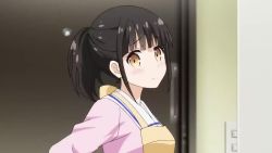 10s 1girl 2017 animated apron ass ass_focus bath black_hair black_thighhighs blue_skirt blush book box breast_focus breasts brown_eyes close-up dangerously_close_upskirt feet hanasaka_yui knees legs magazine_(object) medium_breasts miniskirt navel navel_focus one_room pleated_skirt ponytail porn_magazine school_uniform short_hair sitting skirt stairs thigh_focus thighhighs thighs tiptoes towel towel_on_head upskirt video walking zettai_ryouiki