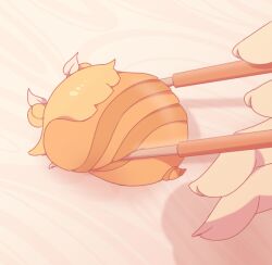 Rule 34 | 2girls, blonde hair, commentary, double bun, full body, guuchama, hair bun, haniyasushin keiki, joutouguu mayumi, mini person, minigirl, multiple girls, short hair, solo focus, tools, touhou