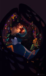 00s 1boy 1girl candy candy_cane couple howl howl_no_ugoku_shiro hyamei jewelry monster_boy ornament silver_hair sophie studio_ghibli wings