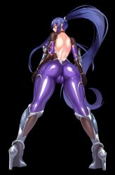 1girl akiyama_rinko breasts cameltoe highres large_breasts long_hair taimanin_(series) taimanin_yukikaze