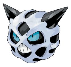 Rule 34 | full body, gen 3 pokemon, glalie, horns, nintendo, no humans, official art, pokemon, pokemon (creature), pokemon focus, pokemon rse, solo, sugimori ken, teeth, third-party source, transparent background