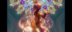 1girl 3d adnarimydeth animated ass ass_cutout ass_focus ass_shake audible_music back_cutout capcom clothing_cutout cosplay curvy dancing dark-skinned_female dark_skin female_focus from_behind heart_cutout highleg highleg_leotard hip_focus huge_ass jiggle leotard menat purple_hair rainbow_mika_(cosplay) shiny_skin short_hair solo sound street_fighter street_fighter_v tagme thick_thighs thighs thong thong_leotard video wide_hips