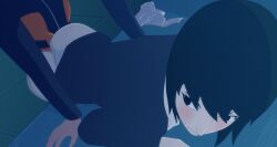Rule 34 | 1boy, 1girl, animated, animated gif, ass, bitawastaken, black hair, buttjob, naruto (classic), naruto (series), panties, shizune (naruto), underwear, uzumaki naruto