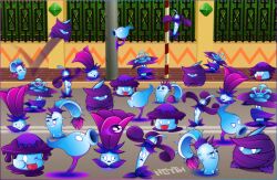Rule 34 | &gt; o, 0 0, :o, ;), ;d, absurdres, artist name, bad perspective, blue eyeshadow, cactus, closed mouth, commentary, conceal-mint, day, dusk lobber (plants vs zombies), english commentary, eyeshadow, fence, film grain, flower, frown, grimrose (plants vs. zombies), grin, highres, leaf, looking at another, looking to the side, makeup, moonflower (flower), moonflower (plants vs zombies), mushroom, ngtth, nightshade (plants vs zombies), no humans, one eye closed, open mouth, outdoors, pink flower, plant, plant focus, plants vs. zombies, plants vs. zombies 2, poison, pole, road, shadow-shroom, shadow peashooter (plants vs zombies), sidewalk, smile, spikes, tongue, tongue out, uneven eyes
