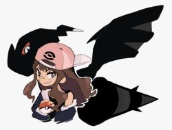 1girl 2024_pokemon_teraleak backwards_hat bandaid bandaid_on_face bandaid_on_nose baseball_cap black_eyes black_horns black_tank_top black_wings bright_pupils brown_hair colored_sclera cropped_arms cropped_torso flat_chest gen_5_pokemon halo hand_up hat highres hilda_(pokemon) hilda_(pokemon)_(winonaparadise) holding holding_poke_ball horns jacket legendary_pokemon long_hair long_sidelocks looking_at_viewer nintendo off_shoulder original parted_lips pink_halo poke_ball poke_ball_(basic) poke_ball_print pokemon pokemon_(creature) pokemon_bw red_sclera rippol sidelocks silhouette simple_background single_horn slit_pupils smirk tail tank_top upper_body white_background white_eyes white_pupils wings zekrom