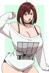 1girl absurdres ayase_momo breasts dandadan highres large_breasts long_hair solo