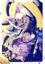 1girl :q absurdres animal_ear_fluff animal_ears animal_hood black_gloves black_sleeves blue_eyes cat_ears cat_hood cat_tail cipher_(honkai:_star_rail) fingerless_gloves gloves highres honkai:_star_rail honkai_(series) hood hood_up long_hair long_sleeves medium_hair multicolored_tail one_eye_closed pochimaru_(marumaru_wanwan) shorts solo tail tongue tongue_out two-tone_tail white_hair white_tail