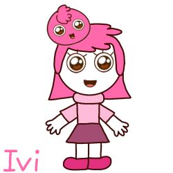 colored_skin non-web_source pink_hair pink_shirt shirt white_skin
