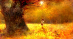 00 1girl absurdres autumn autumn_leaves bag blurry bob_cut falling_leaves female_focus forest from_behind highres leaf nature original outdoors plaid_clothes plaid_skirt scenery school_uniform serafuku short_hair shoulder_bag skirt solo sunlight tree