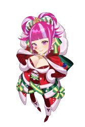 Rule 34 | 1girl, absurdres, blunt bangs, breasts, capelet, christmas, commission, commissioner upload, dress, facial mark, fire emblem, fire emblem engage, fire emblem heroes, folded twintails, fur-trimmed capelet, fur trim, fur wrist cuffs, gloves, hair rings, heart, heart facial mark, highres, hortensia (fire emblem), hortensia (winter&#039;s dearest) (fire emblem), large breasts, long hair, looking at viewer, multicolored hair, multicolored tiara, nintendo, non-web source, official alternate costume, pantyhose, pink eyes, pink hair, red capelet, red gloves, santa costume, santa dress, shiimidori, smile, snowman earrings, solo, striped clothes, striped pantyhose, transparent background, two-tone hair, white trim, wrist cuffs