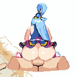 Rule 34 | 1boy, 1girl, ahoge, animated, animated gif, anus, aqua (konosuba), aqua hair, ass, blue hair, blue shirt, blue skirt, boots, bouncing, bouncing ass, clothed female nude male, clothed sex, cowgirl position, from behind, girl on top, hair ornament, hair rings, heart, hetero, huge ass, kono subarashii sekai ni shukufuku wo!, leaning forward, long hair, looping animation, miniskirt, no panties, nude, paid reward available, penis, pixel art, pussy, sex, shirt, sim0n404, simple background, single hair ring, skirt, sleeveless, sleeveless shirt, straddling, tagme, testicles, thigh boots, uncensored, vaginal, white background