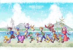 Rule 34 | 3girls, 5boys, agumon, bird, bug, cat, digimon, digimon (creature), gabumon, glasses, gomamon, ishida yamato, izumi koshiro, kido jo, multiple boys, multiple girls, palmon, patamon, petals, pixiv user (34197642), piyomon, tachikawa mimi, tailmon, takaishi takeru, takenouchi sora, tentomon, wings, yagami hikari, yagami taichi