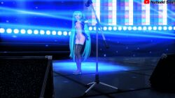 3d female hatsune_miku microphone nutsuki_suu project_diva project_diva_(series) stage stage_lights tagme vocaloid