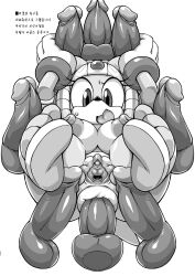 aku_tojyo breasts echidna furry furry_female group_sex highres large_breasts orgy penis pussy sonic_(series) tikal_the_echidna