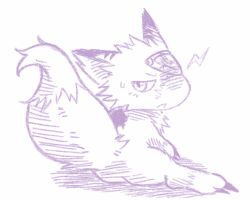 Rule 34 | claws, digicore, digicore interface, digimon, digimon (creature), dorumon, monochrome, sketch, solo, tail, traditional media, wings