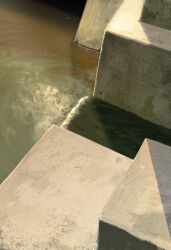 Rule 34 | absurdres, canal, highres, mononoke (empty), no humans, original, outdoors, scenery, water