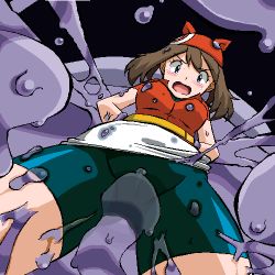 1girl creatures_(company) game_freak gen_1_pokemon gomatarou_(pixiv196136) imminent_rape lowres may_(pokemon) muk nintendo pokemon pokemon_(creature) pokemon_rse