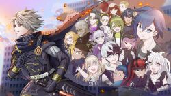 Rule 34 | &gt; &lt;, 6+boys, 6+girls, :d, ^ ^, akiba hinagiku, akiba ichinosuke, akiba saizo, aoyama kazuki, baseball bat, belt, black cape, black gloves, black hair, blonde hair, blue eyes, blue hair, brown hair, cape, closed eyes, colored sclera, floating cape, frown, gloves, gotanda yutaka, green eyes, green hair, grey eyes, grey hair, hair between eyes, heterochromia, highres, holding, holding baseball bat, iroha tsuki, jujo miu, kawasio 2411, kohinata koishi, kuronaka yo, long hair, male focus, mita santarou, multicolored hair, multiple boys, multiple girls, official alternate costume, ooi minami, open mouth, otori ojirou, pink eyes, ponytail, projected inset, purple eyes, q (tribe nine), red eyes, red hair, red sclera, saigo roku, semba tsuruko, senju hyakuichitarou, short hair, smile, streaked hair, takinogawa jio, todoroki eiji (tribe nine), tribe nine, twintails, two-tone hair, two side up, white belt, white hair, yakumo sui, yellow eyes, yukigaya enoki