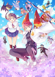 Rule 34 | absurdres, ageha (kyoukai no rinne), black hair, blue hair, braid, breasts, brown hair, character request, dress, haori, highres, ichigo (kyoukai no rinne), jacket, japanese clothes, juumonji tsubasa, kyoukai no rinne, long hair, mamiya sakura, pants, purple hair, red hair, rokudou otome, rokudou rinne, rokudou sabato, rokumon, scythe, shima renge, short hair, skirt, thighhighs