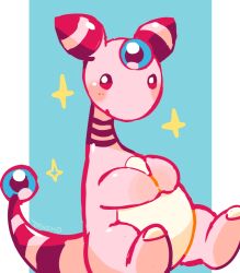 Rule 34 | alternate color, ampharos, blush, blush stickers, closed mouth, commentary request, gen 2 pokemon, nintendo, no humans, pokemon, pokemon (creature), pokemon focus, shiny pokemon, simple background, sitting, smile, solo, sparkle, tansho