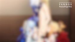 1boy 3d 3girls aether_(genshin_impact) anilingus animated ayaka_(genshin_impact) blender_(medium) blonde_hair blue_hair blush braid censored closed_eyes clothed_female_nude_male curly_hair fellatio female_rimming_male furina_(genshin_impact) genshin_impact hetero highres indoors kamisato_ayaka kamisato_ayaka_(springbloom_missive) kiss light_blue_hair looking_at_another mihoyo mosaic_censoring multiple_girls nude oral orange_hair pale_skin pastapaprika penis ponytail royal_treatment self-upload sound video vision_(genshin_impact) white_hair yoimiya_(genshin_impact)