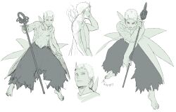 Rule 34 | 1boy, barefoot, closed mouth, full body, heterochromia, holding, holding staff, male focus, multiple views, naruto (series), naruto shippuuden, ninja, pale skin, rinnegan, sharingan, short hair, simple background, spiked hair, staff, toes, uchiha obito, uchiha obito (juubi jinchuriki), white background, white hair, zifletts