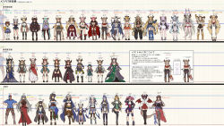 &gt;_&lt; 1boy 6+girls absurdly_long_hair absurdres alicia_(granblue_fantasy) aliza_(granblue_fantasy) almeida_(granblue_fantasy) anila_(granblue_fantasy) annotation_request aqua_hair arm_behind_back arm_up armor armored_boots augusta&#039;s_mother_(granblue_fantasy) augusta_(granblue_fantasy) bandages beret bikini black_gloves black_hair black_legwear blonde_hair blue_hair blue_neckwear blunt_bangs boots bow braid breasts brown_hair bust_chart camieux carmelina_(granblue_fantasy) character_request chart cleavage cleavage_cutout closed_eyes clothing_cutout crescent cucouroux_(granblue_fantasy) cup daetta_(granblue_fantasy) danua dark_skin dragon_horns dragon_tail draph dress drunk earrings epaulettes extra fingerless_gloves forte_(shingeki_no_bahamut) full_body gauntlets glasses gloves gran_(granblue_fantasy) granblue_fantasy grea_(shingeki_no_bahamut) grey_hair grid hair_bow hair_over_one_eye hair_ribbon hairband hallessena hand_on_own_hip hands_on_own_hips harona hat height_chart height_difference highres holding_hands horn_ornament horns izmir jacket jewelry karva_(granblue_fantasy) knee_boots laguna_(granblue_fantasy) lamretta large_breasts long_hair long_image long_sleeves low_twintails luchador_(granblue_fantasy) magisa_(granblue_fantasy) magnifying_glass mary_janes mena_(shingeki_no_bahamut) mikasayaki mina_(shingeki_no_bahamut) mona_(shingeki_no_bahamut) monica_weisswind mug multiple_girls narmaya_(granblue_fantasy) navel necktie no_mouth one_eye_closed outstretched_arm pantyhose pass pink_hair plaid_clothes plaid_skirt pleated_skirt pointy_ears ponytail razia red_bikini red_dress red_hair revision ribbon sandals sarong sarya_(granblue_fantasy) school_uniform see-through_clothes serafuku shingeki_no_bahamut shoes short_sleeves sig_(granblue_fantasy) silva_(granblue_fantasy) skirt striped_clothes striped_dress stuffed_toy sturm_(granblue_fantasy) swimsuit tail tan tears text_focus thighhighs threo_(granblue_fantasy) trait_connection translation_request twin_braids twintails underboob underboob_cutout very_long_hair white_dress white_gloves white_legwear wings yaia_(granblue_fantasy) |_|