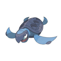 animal_focus artist_request full_body gen_5_pokemon nintendo no_humans official_art open_mouth pokemon pokemon_(creature) pokemon_bw pokemon_focus shell simple_background solo third-party_source tirtouga turtle white_background