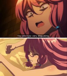 animated animated_gif ass blush bouncing_breasts breasts canon_rape checkered_floor clenched_teeth crying crying_with_eyes_open cum cum_in_pussy defeat defeated_villainess fire fireplace flare_arlgrande_jioral floor indoors instant_loss kaifuku_jutsushi_no_yarinaoshi_~sokushi_mahou_to_skill_copy_no_chouetsu_heal~ keyarga_(kaiyari) looping_animation nipples pain pink_hair rape revenge screaming sex sex_from_behind spanked spanking sweat tears teeth unwanted_creampie