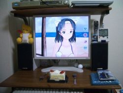 2d_dating cake food lonely lovedeath meal pastry photo_(medium)