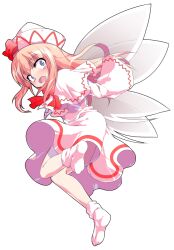 Rule 34 | 1girl, alphes (style), blonde hair, blue eyes, blush, bobby socks, bow, bowtie, capelet, commentary request, dairi, dress, fairy, fairy wings, full body, hair between eyes, hat, hat bow, large variant set, lily white, long hair, long sleeves, no shoes, open mouth, parody, red bow, red bowtie, sidelocks, socks, solo, style parody, tachi-e, touhou, transparent background, variant set, white capelet, white dress, white hat, white socks, white wings, wide sleeves, wings