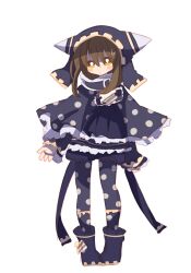 1boy blue_boots blue_capelet blue_headwear blue_pantyhose blue_shirt blue_shorts blush_stickers boots bright_pupils brown_hair capelet commentary_request dual_persona full_body hair_between_eyes kirby_(series) long_sleeves looking_at_viewer magolor male_focus nintendo no_nose pantyhose polka_dot polka_dot_capelet polka_dot_pantyhose shirt shorts simple_background sketch solo sweat usagi_nui white_background white_pupils yellow_eyes