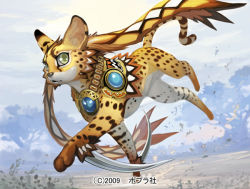 animal blade cheetah live_on no_humans running takayama_toshiaki