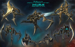 3d amarr_empire_(eve_online) commentary concept_art copyright_name destroyer_(eve_online) english_text eve_online glowing iosifchezan military_vehicle nebula no_humans original science_fiction space spacecraft star_(sky) starry_sky_background thrusters vehicle_focus