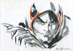 1970s_(style) gatchaman hayama_jun&#039;ichi hellmet ken_the_eagle retro_artstyle retro_artstyle sumi-e tatsunoko_production