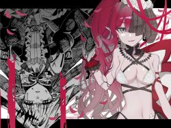 1girl 590kogure590 artist_collaboration baobhan_sith_(fate) baobhan_sith_(first_ascension)_(fate) baobhan_sith_(swimsuit_pretender)_(fate) baobhan_sith_(swimsuit_pretender)_(third_ascension)_(fate) bikini breasts crying detached_collar detached_sleeves dress fate/grand_order fate_(series) flower frilled_dress frills grey_eyes hair_flower hair_ornament hand_up highres looking_at_viewer multiple_views navel ogura_hasu pink_hair side_ponytail sidelocks smile swimsuit tears tiara veil white_bikini