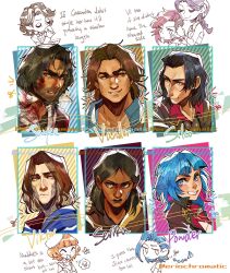 4boys 6+girls angry arcane:_league_of_legends arcane_jayce arcane_jinx arcane_vi artist_name black_hair blue_hair braid brown_hair character_name commentary english_commentary english_text eriochromatic felicia_(arcane) grey_hair grin highres jayce_(league_of_legends) jinx_(league_of_legends) league_of_legends long_hair looking_at_another looking_to_the_side maddie_nolen multicolored_hair multiple_boys multiple_girls pink_hair powder_(arcane) purple_hair sevika_(arcane) silco_(arcane) smile streaked_hair twitter_username vander_(arcane) vi_(league_of_legends) viktor_(arcane) viktor_(league_of_legends)