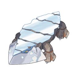 artist_request full_body hisuian_avalugg nintendo no_humans official_art outline pokemon pokemon_(creature) pokemon_focus pokemon_legends:_arceus solo third-party_source transparent_background white_outline