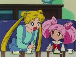 1boy 6+girls aino_minako angry animated anime_screenshot audible_speech bishoujo_senshi_sailor_moon bishoujo_senshi_sailor_moon_supers blue_sleeves brown_hair cake casual catfight chiba_mamoru chibi_usa city clenched_hands clenched_teeth competition cone_hair_bun face-to-face food from_behind hair_bun hino_rei holding holding_another&#039;s_arm holding_food kino_makoto miniskirt mizuno_ani multiple_boys multiple_girls pink_skirt school_uniform skirt socks sound tagme teeth toei_animation tsukino_ikuko tsukino_usagi twintails video walking