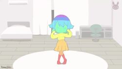 Rule 34 | 1girl, animated, aojiru (yume 2kki), audible music, bed, bedroom, black thighhighs, curtains, dancing, gakuran-kun, jumpscare, mothkoisi, parody, shukusei!! loli-kami requiem, sound, sweater, tagme, thighhighs, turtleneck, turtleneck sweater, urotsuki, video, wooden floor, yume 2kki